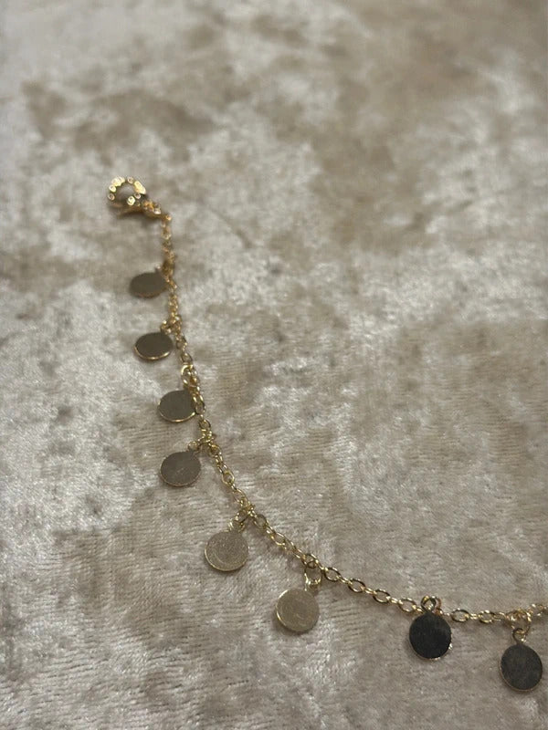 Gorgeous gold anklet ankle chain beach holiday  summer jewellery