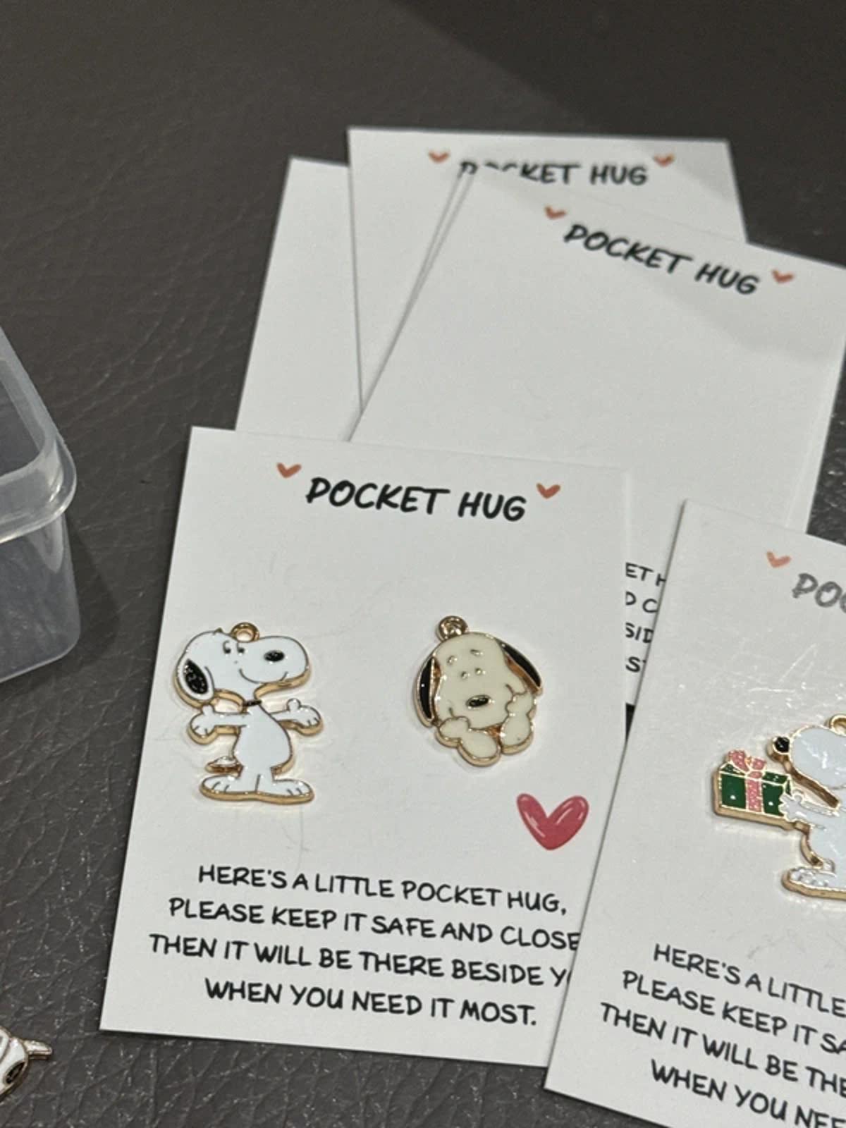 Bun33 bundle of 3 happy gift snoopy charms charm keyring charm