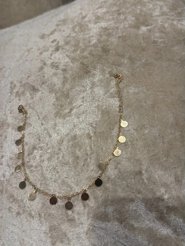 Gorgeous gold anklet ankle chain beach holiday  summer jewellery