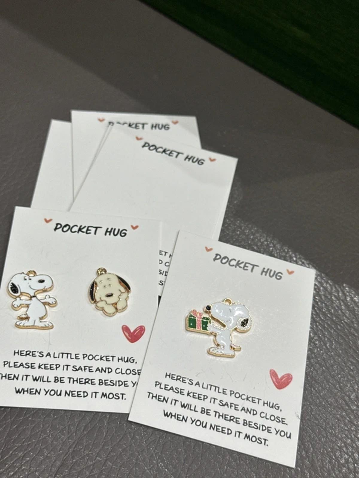 Bun33 bundle of 3 happy gift snoopy charms charm keyring charm