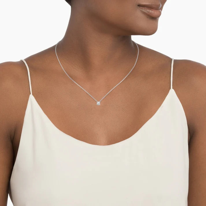 Prong Diamond Pendant